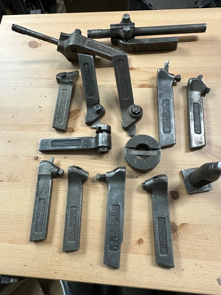lantern tool post holder 2 borinng bars 3 parting tool holders 7 tool holders