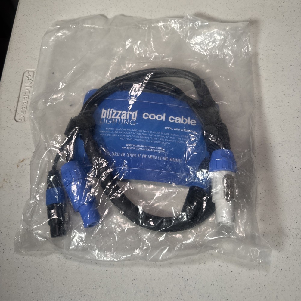 Stage Lighting 3’ patch cable kit by Blizzard