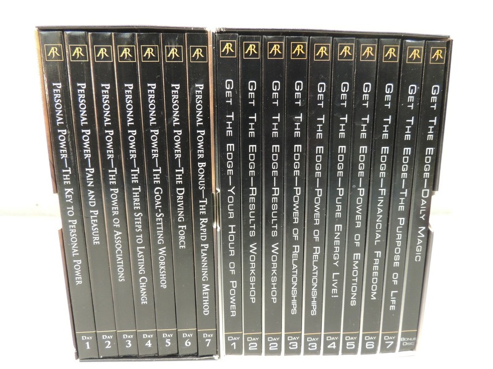 ANTHONY ROBBINS PERSONAL POWER CD SET GET THE EDGE TRANSFORM YOUR LIFE