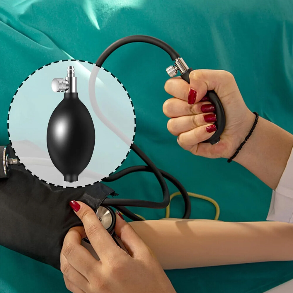 3Pcs Blood Pressure Latex Bulb Inflation Bulb Pump Hand Squeeze Bulb Air Valve