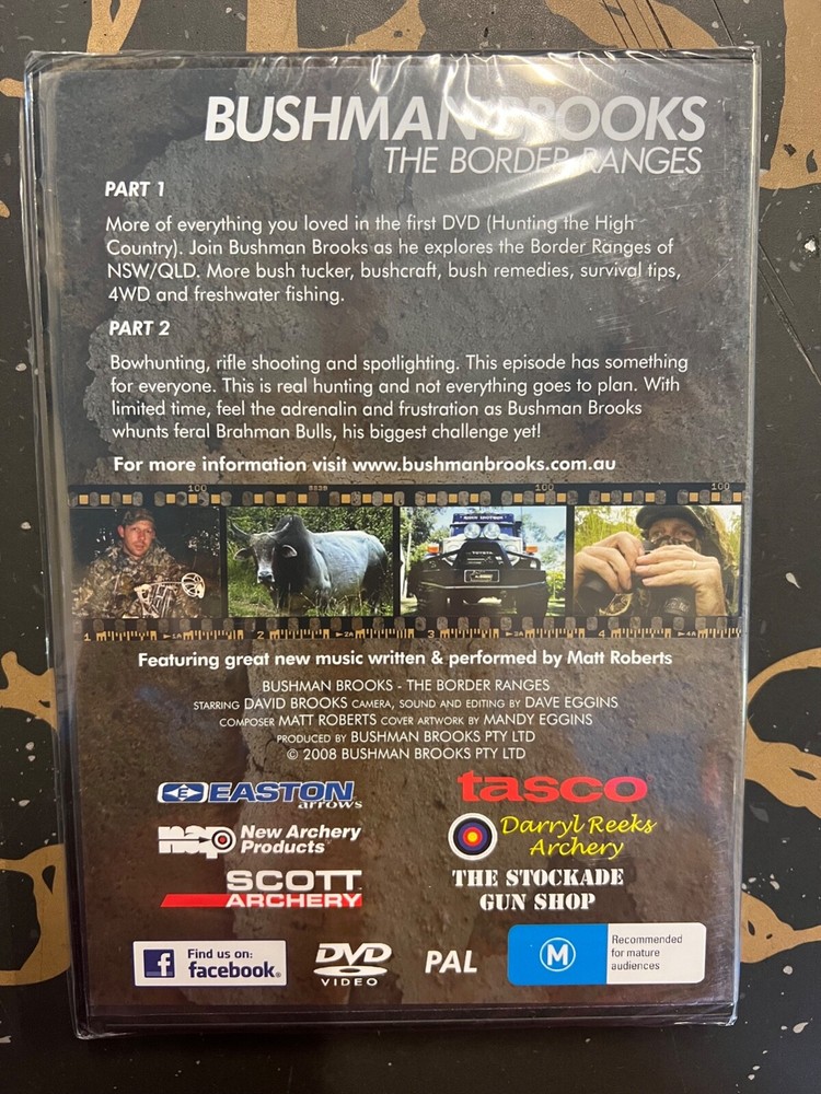 Bow Hunting Bushman Brooks DVD -The Border Ranges