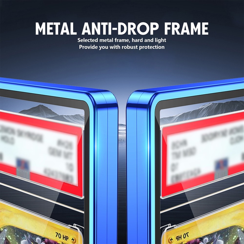 Magnetic Slab Case Protector for PSA BGS Graded Cards Stackable Metal Bumper