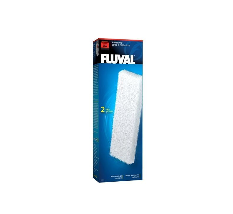 FLUVAL U3 INTERNAL FILTER MEDIA REPLACEMENT FOAM PAD POLY CARBON FISH TANK