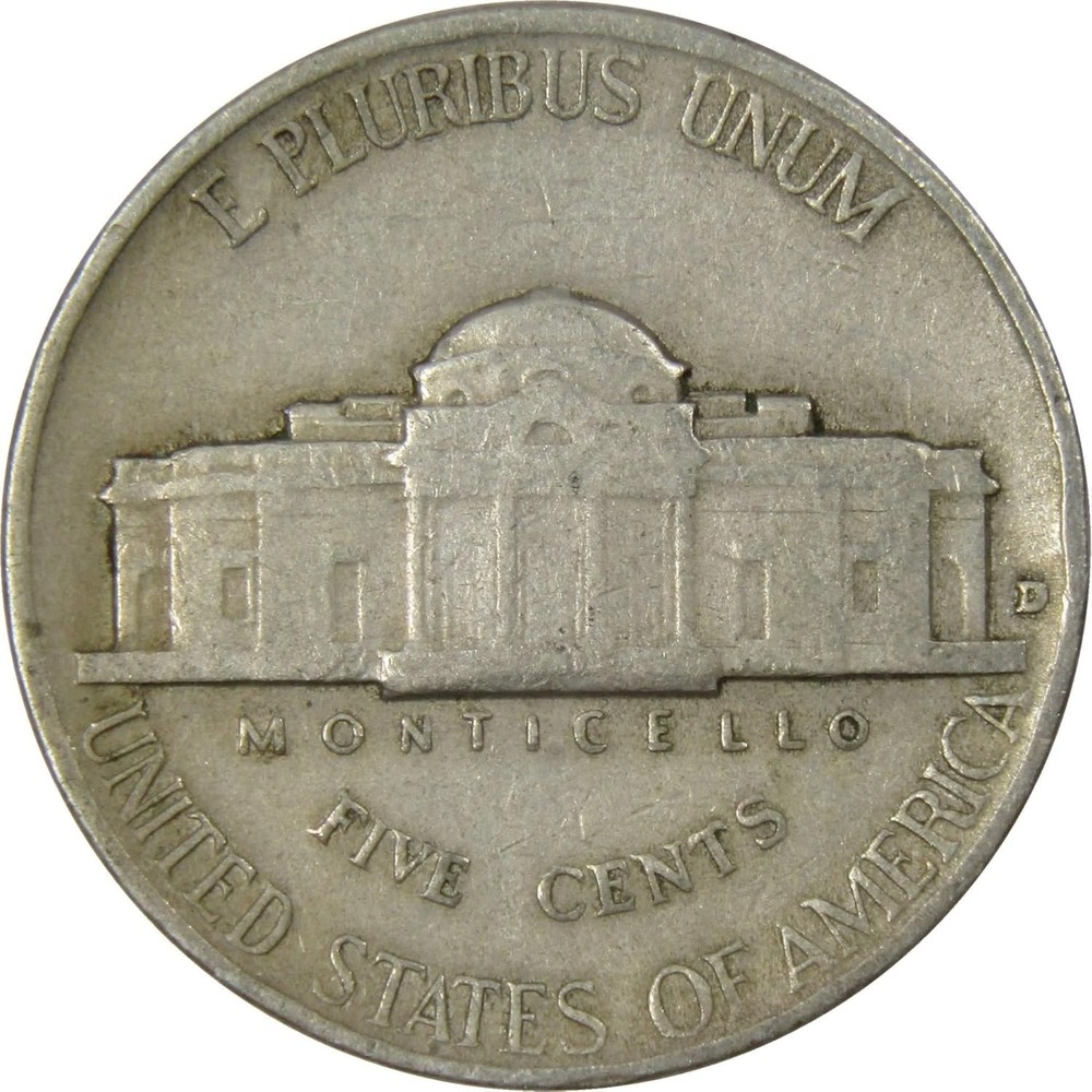 1942-D Jefferson Nickel AG/G