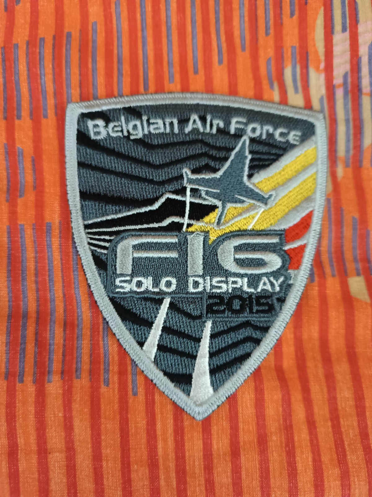 Patch-Patch.Belgian Air Force-2015 Display Only.