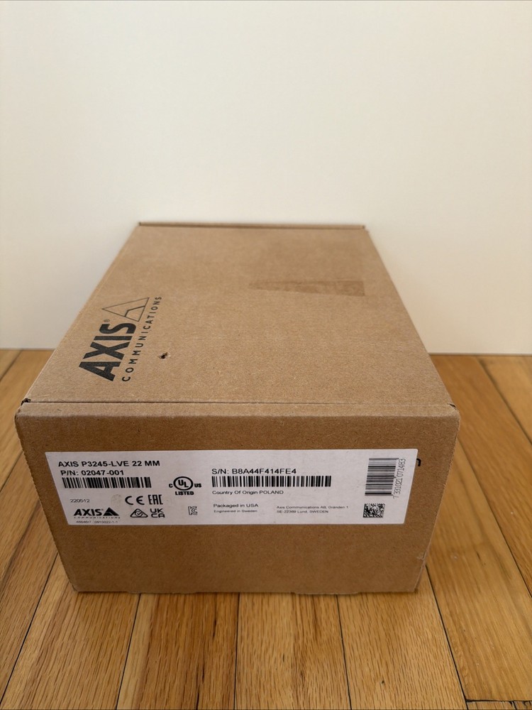 Axis Network Dome Camera P3245-LVE 22mm