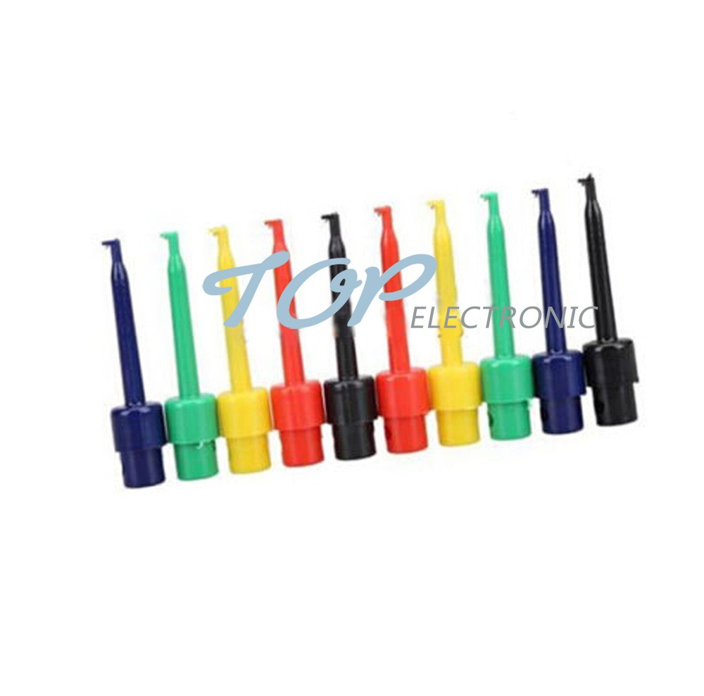 20pcs Large Size Round Single Hook Clip Test Probe for Electronic Testing
