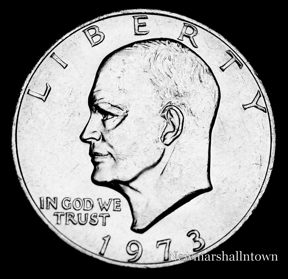 1973 P Eisenhower "Ike" Dollar ~ Uncirculated from Roll