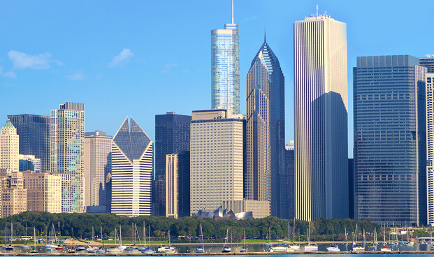 TrainJunkies Big City 5 Model Railroad Backdrop