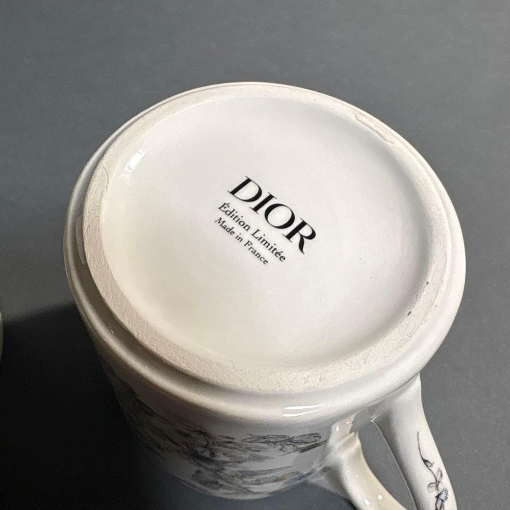 Christian Dior Multi Color Cruise Mug Pair Set