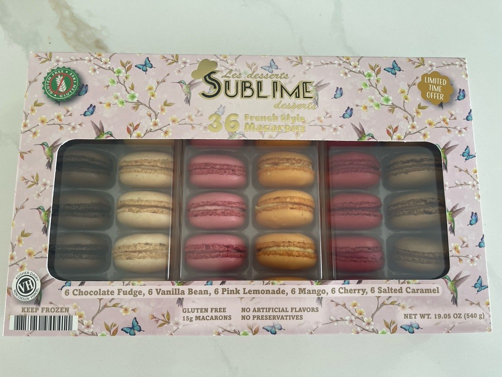 2 Pack Sublime French Assorted Macarons Limited Edition.