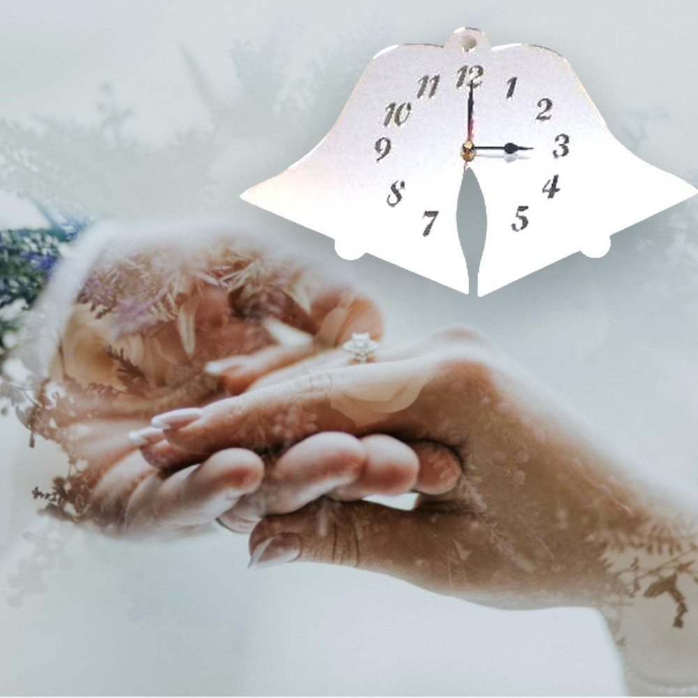 Bells Shaped Clocks - Many Colour Choices