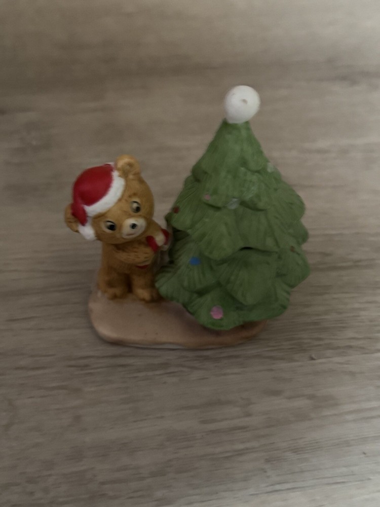 Christmas Bear Candle Holder Decor