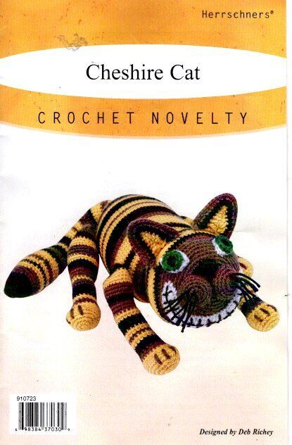 HERRSCHNER'S CHESHIRE CAT CROCHET KIT !!! NEEDS NEW PATTERN