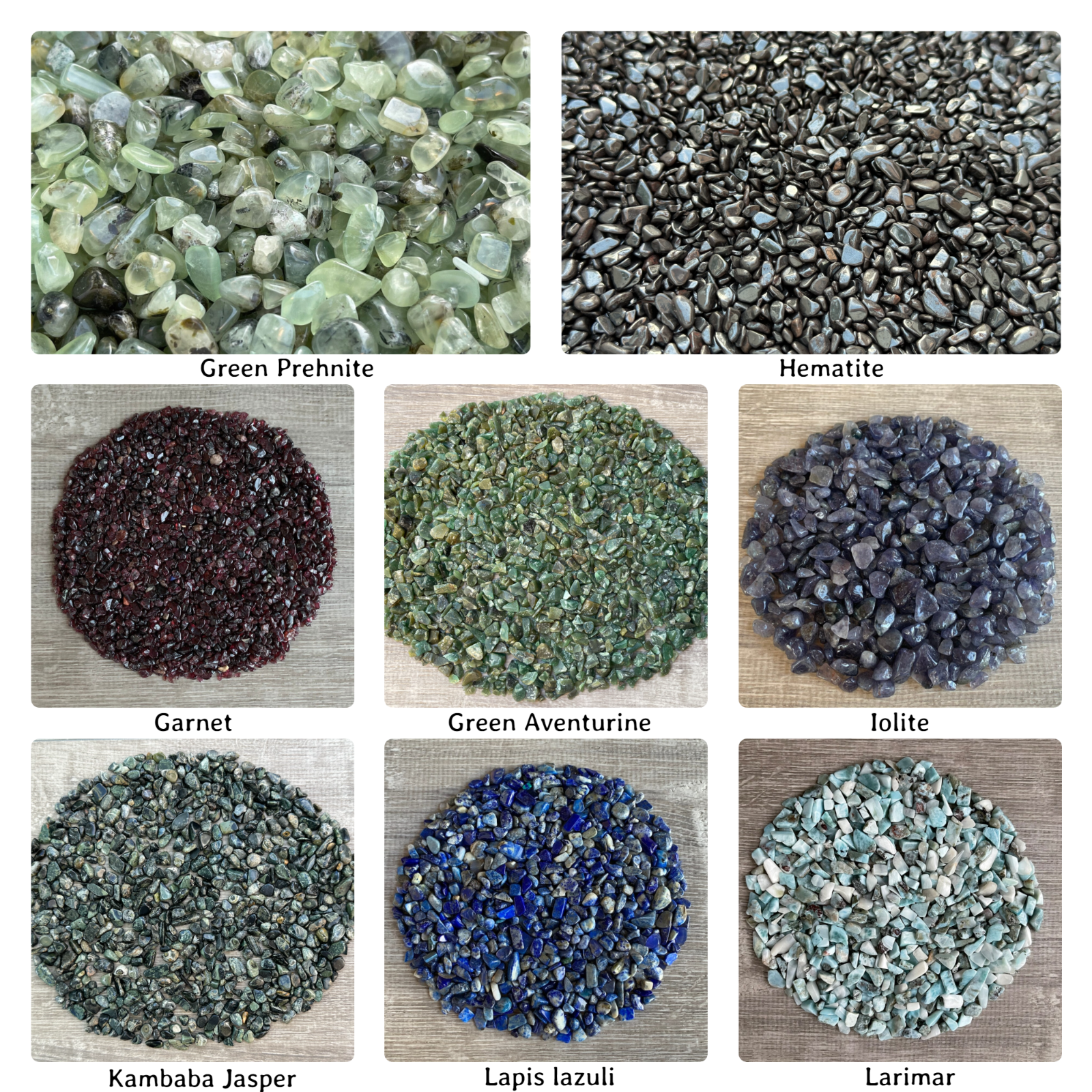 Grade A++ Semi Tumbled Gemstone Mini Chips 3 - 18 mm, Wholesale Bulk Lot