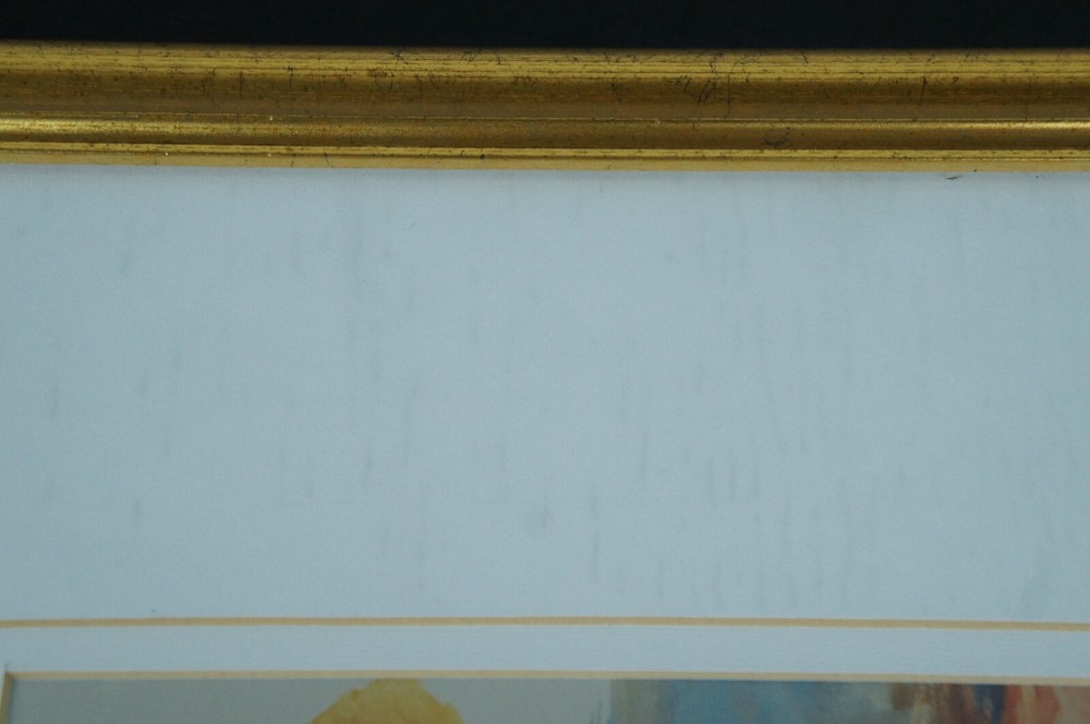 Vintage Expressionist Promiscuous Signed Print & Drawing Sketch 22"