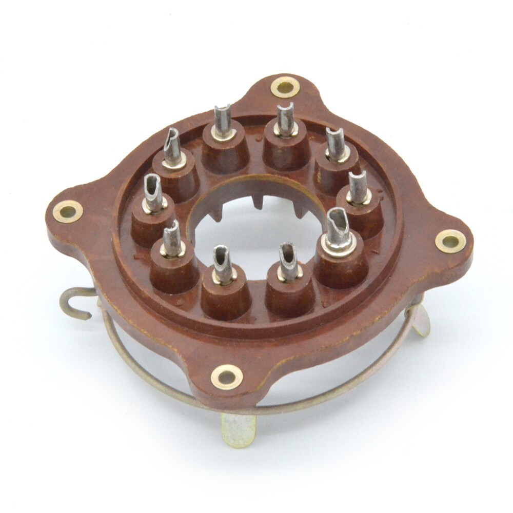 PL26-1PD ПЛ26-1ПД soviet Tube Socket GU-72 GMI-10/11/21/26/27 GI-36 GP-3 10-PIN