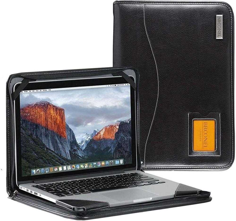 Broonel Black Leather Contour Case For ASUS 15.6" R556LA Notebook