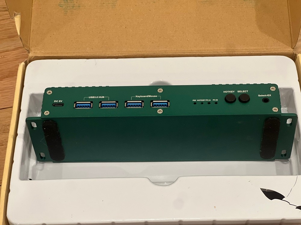 Displayport KVM Switch 2 Monitors 2 Computers 4K 165Hz, 2 in 2 Out