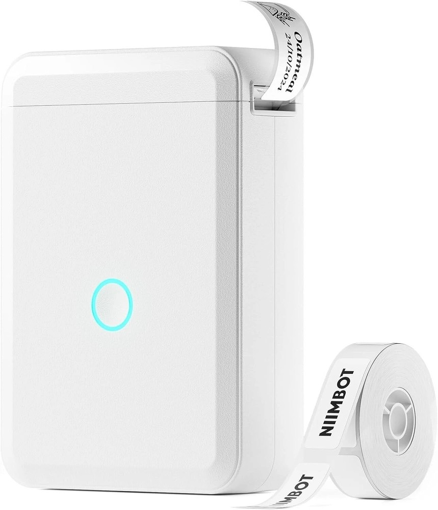 NIIMBOT D110 Label Maker Machine with Tape Small Printer Bluetooth Connection