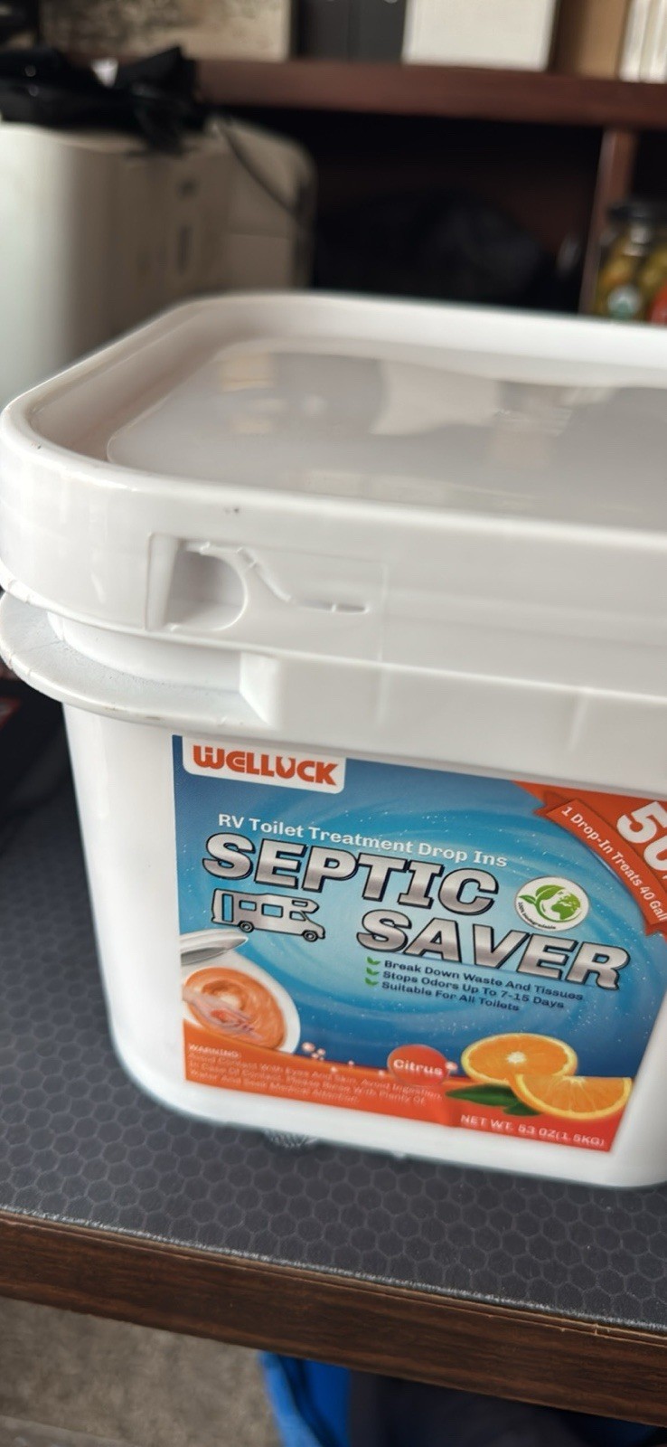 50 Packs RV Toilet Treatment Drops - Black Tank Deodorizer for Camper & Marine