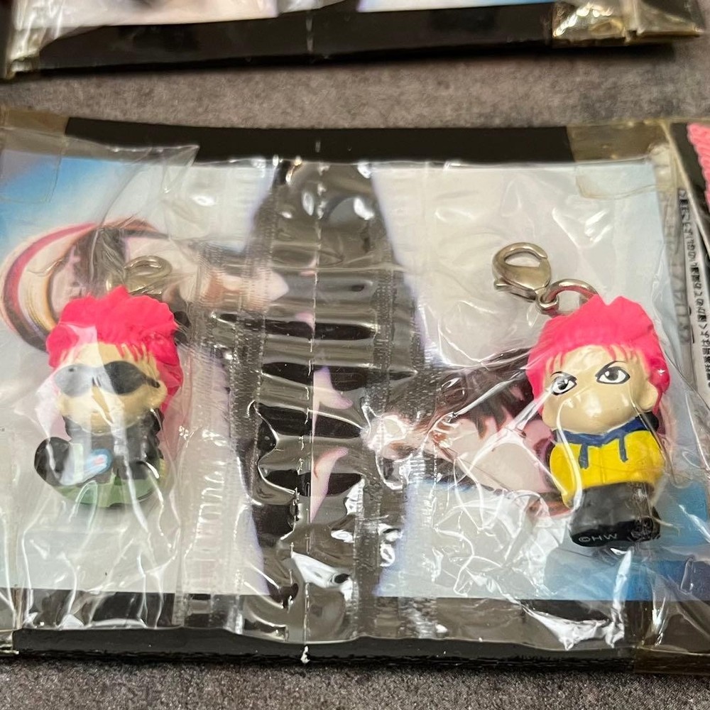 [8 types] hide zipper mascot figure strap