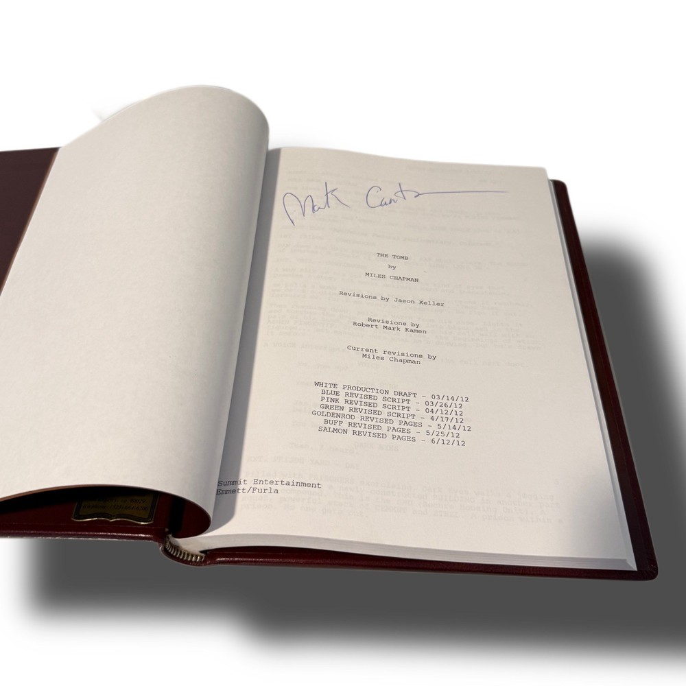 Sylvester Stallone Arnold Schwarzenegger The Tomb aka Escape Plan script