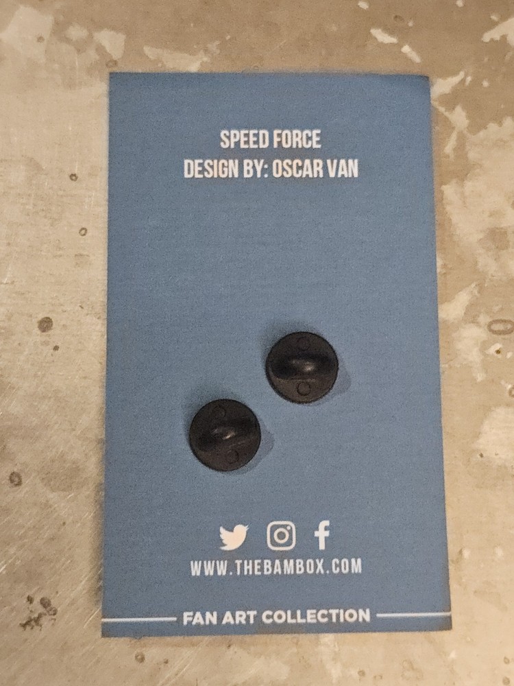 LTD ED Bam Box Pin ⚡FLASH - SPEED FORCE⚡Premium Enamel Pin