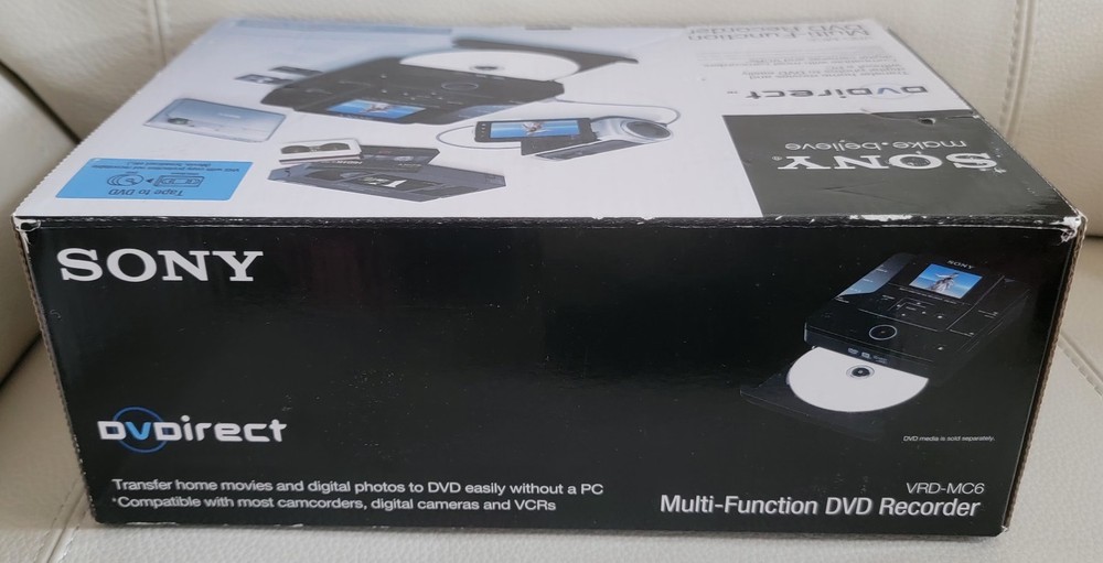 SONY DVDirect VRD-MC6 Multi-Function DVD Recorder w/ 2.7" Screen+AVCHD Recording