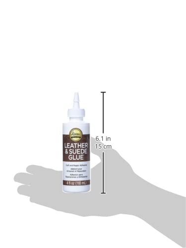 15594 Leather & Suede Glue 4oz 4-Ounce