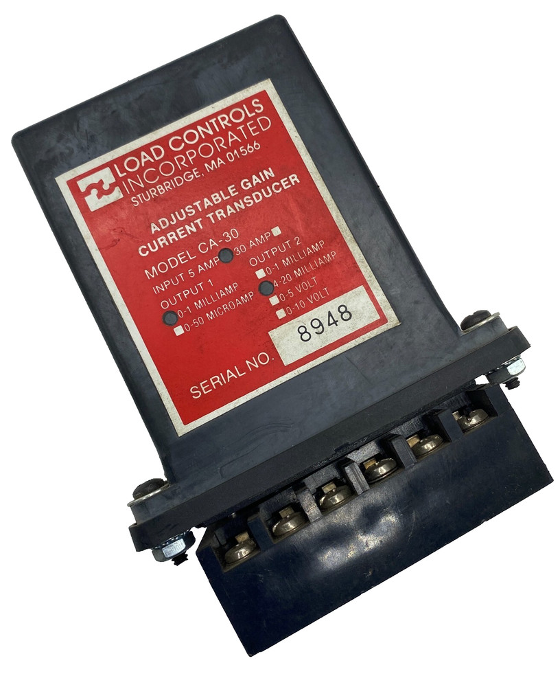 Load Controls CA30 Current Transducer 5A-30A Serial 8948 ✅