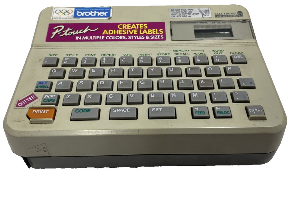 BROTHER P-Touch Compact Electronic LABEL MAKER Labeling System