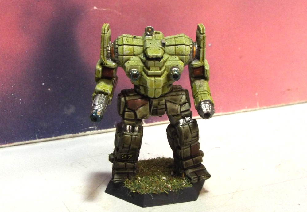BATTLETECH AWESOME MECH [CAPELLAN DEATH COMMANDOS] (CATALYST, PAINTED)