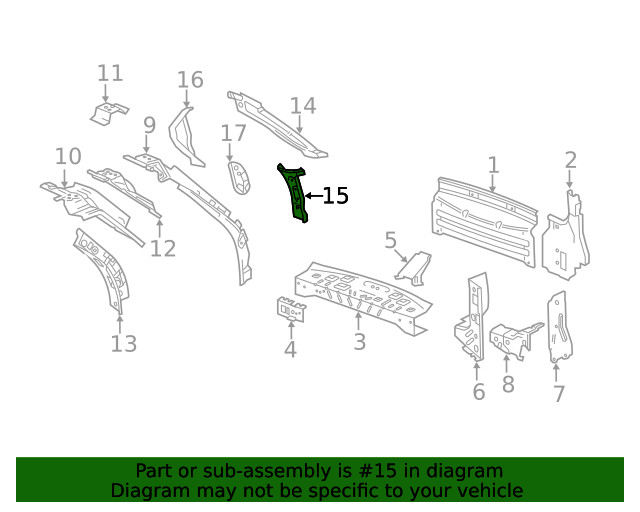 Genuine GM Tail Lamp Panel 20938278