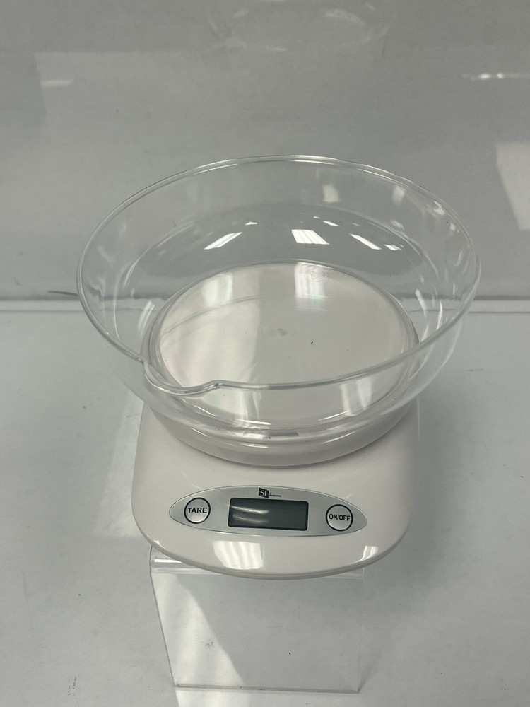 SI Manufacturing Digital Compact Scale With 5 Cup Bowl