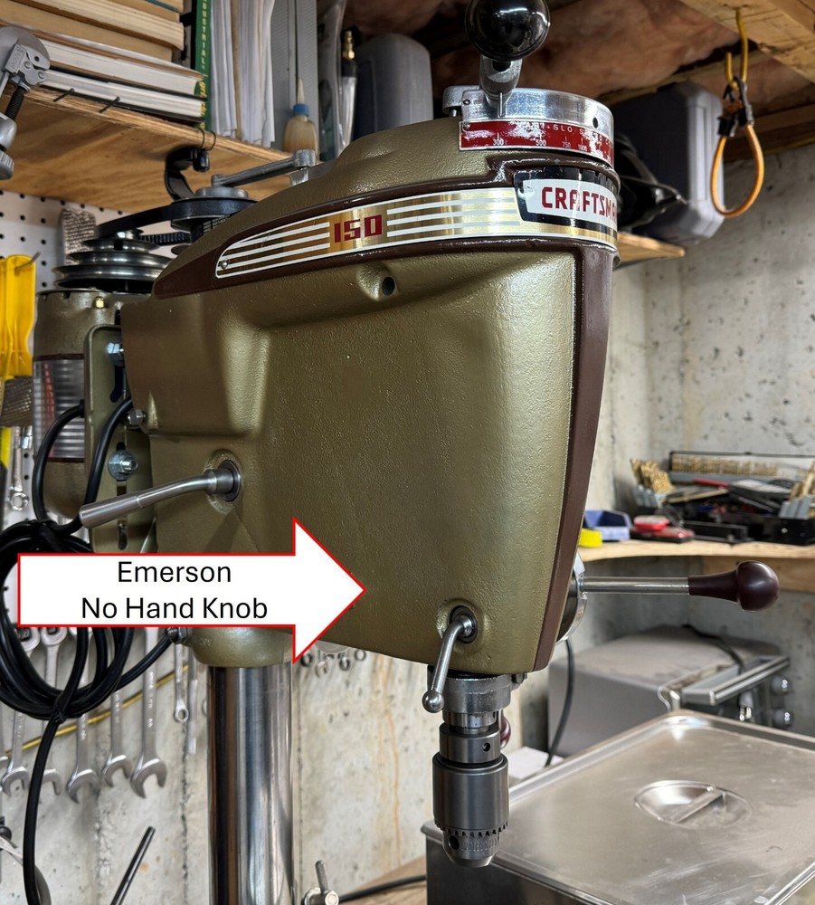 Craftsman Drill Press 150 & Emerson Feed Return Spring