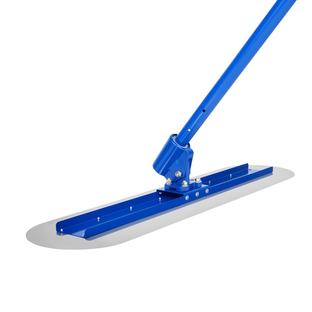 48”x12” Blue Float Concrete Tool Cement Pavement Trowel Float w/5.9ft Poles