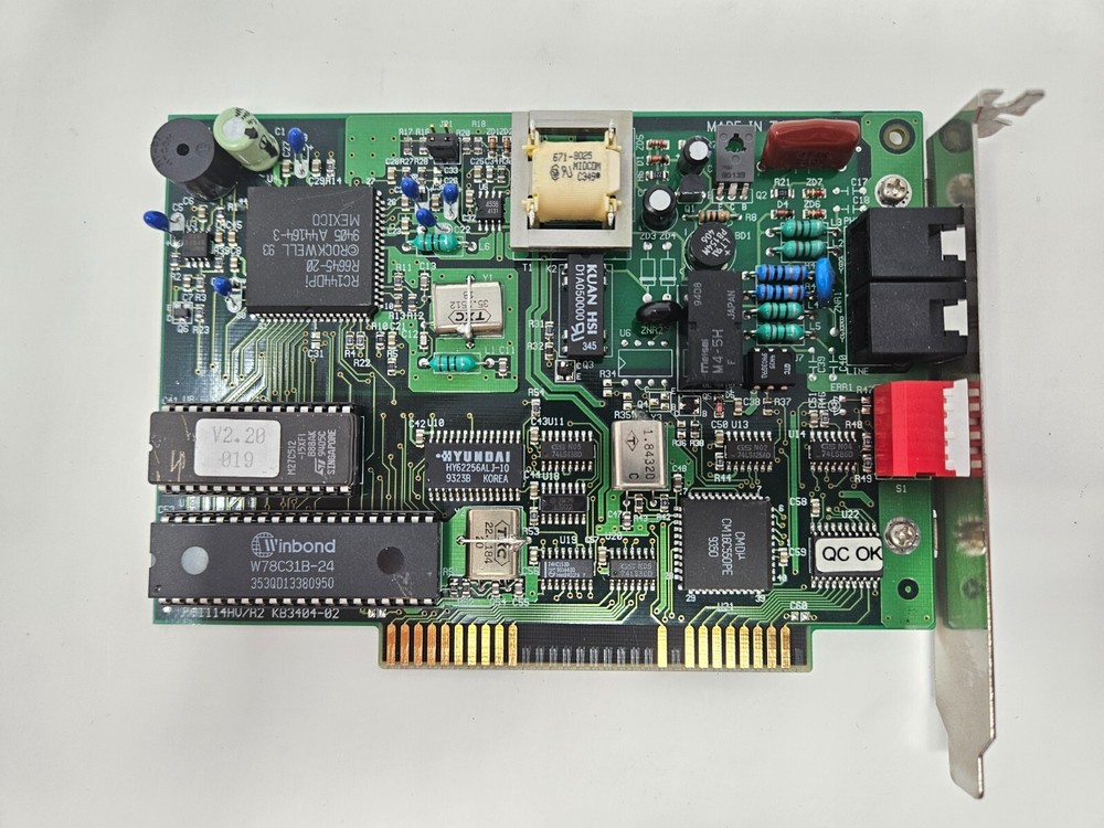Intel PCFM7500 8-BIT ISA 14.4kbps--Internal Modem Card