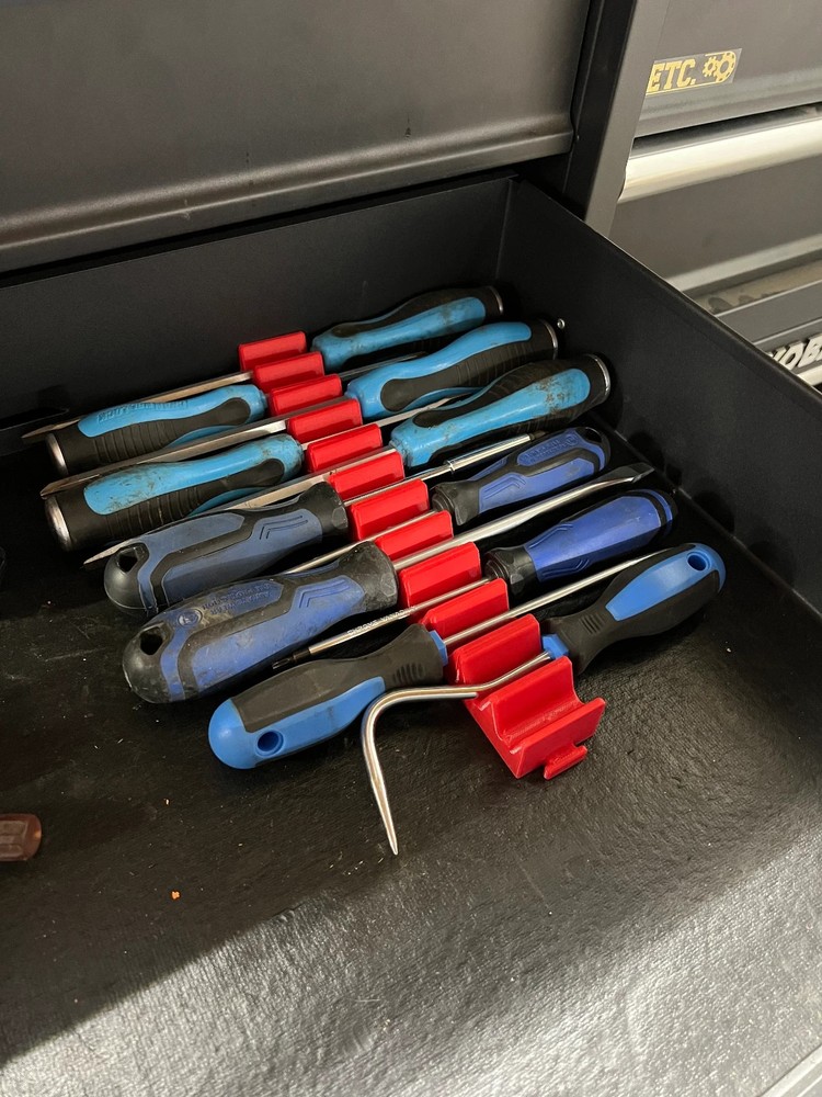 Modular Screwdriver Toolbox Organizers (Pack of 10)