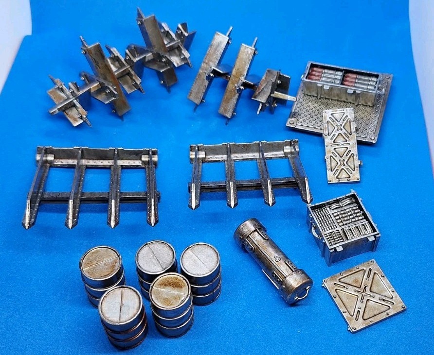 Warhammer 40k Battlefield Accessories Set Scenery Games Workshop 4th Edition OOP