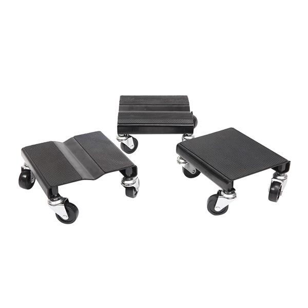 3pcs Snow Mobile Dolly Black