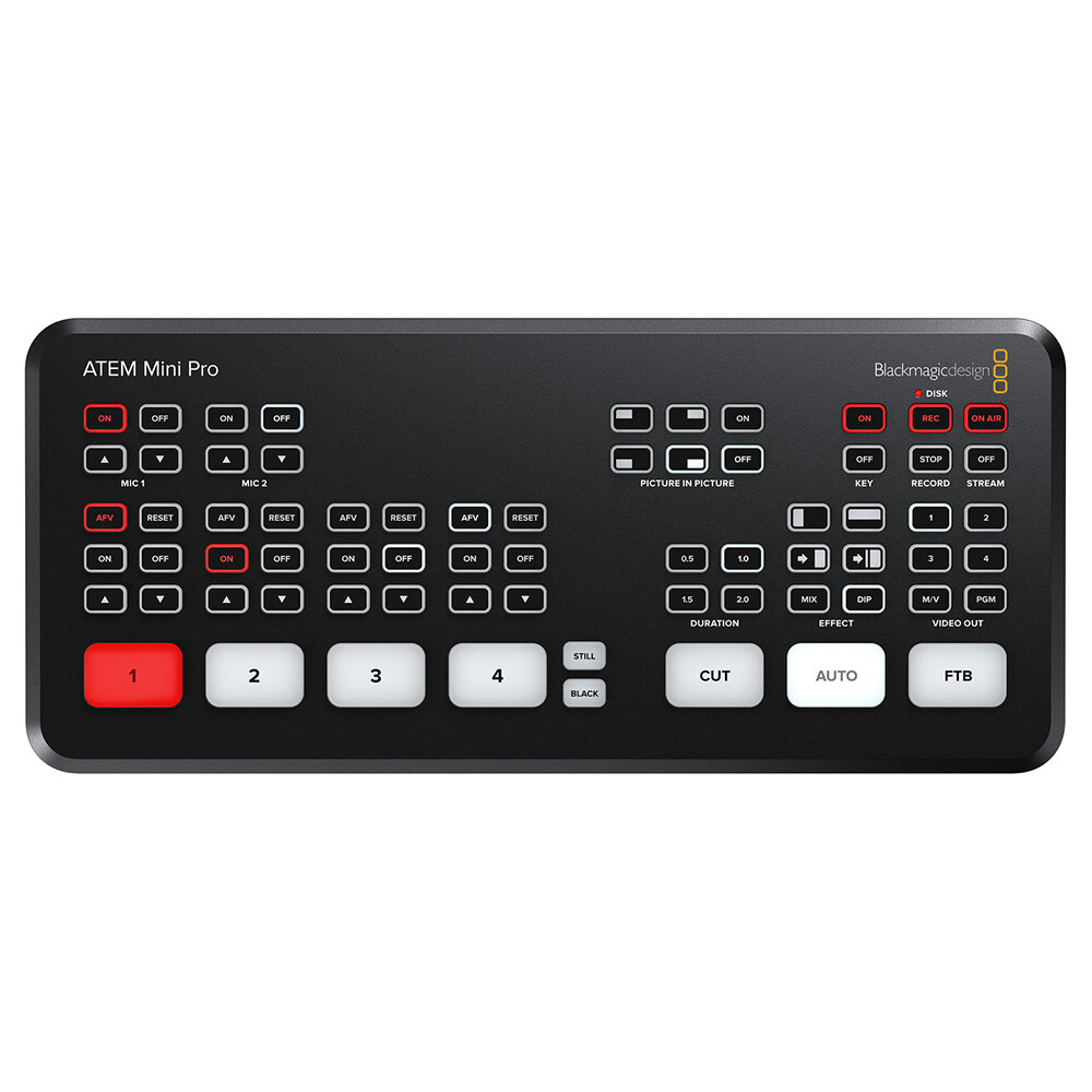 Blackmagic Design ATEM Mini Pro Switcher w/ HDMI Cable & Straps
