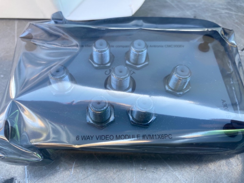 Lot of cable splitters telecom phone modules amplifier