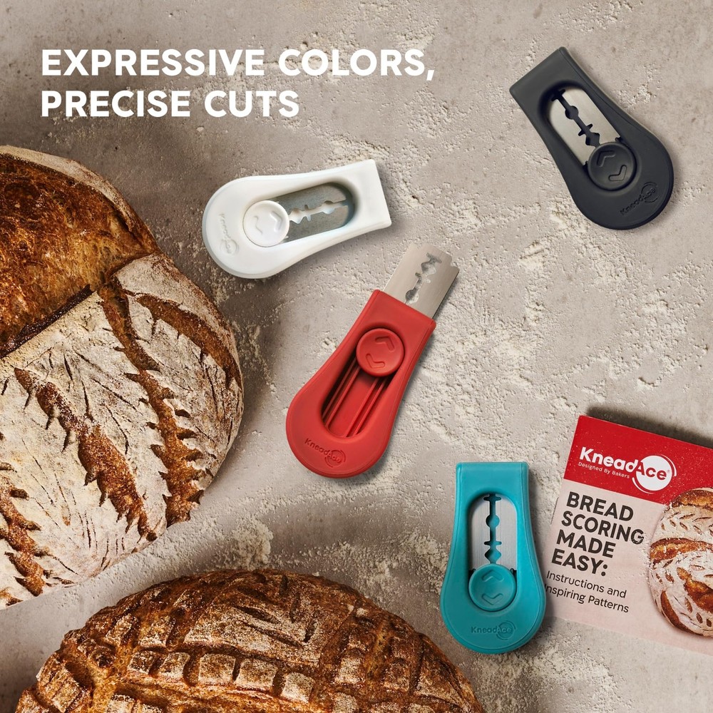 Upgraded Magnetic Bread Lame, Professional Dough Scoring Tool with Extractabl...