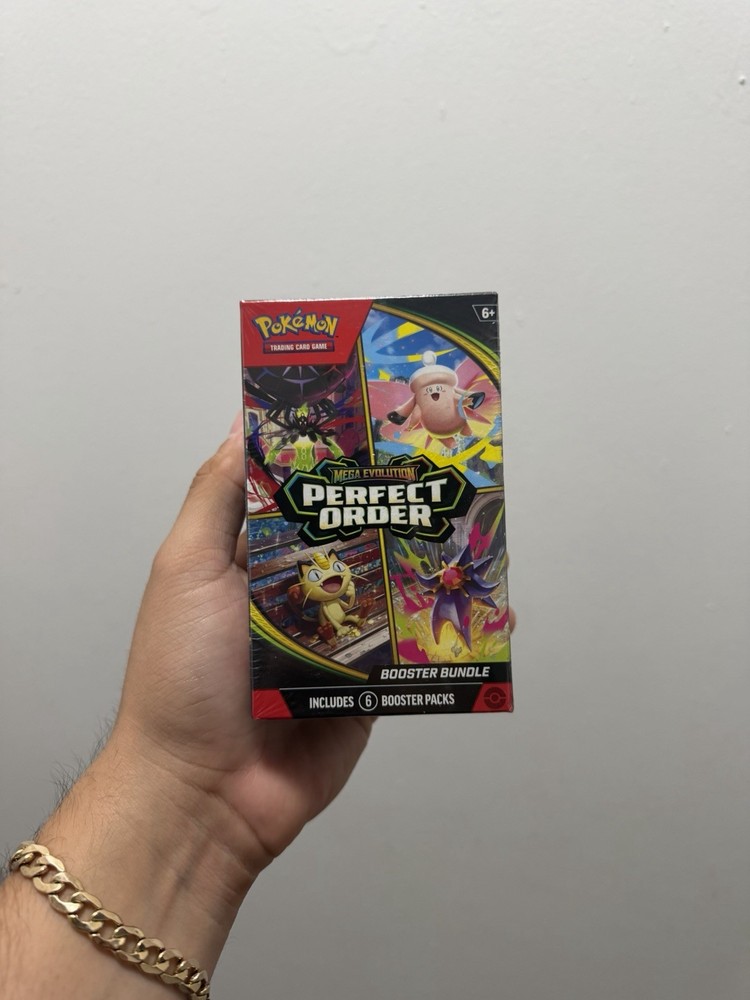 Pokemon TCG Mega Evolution Perfect Order Booster Bundle New Sealed
