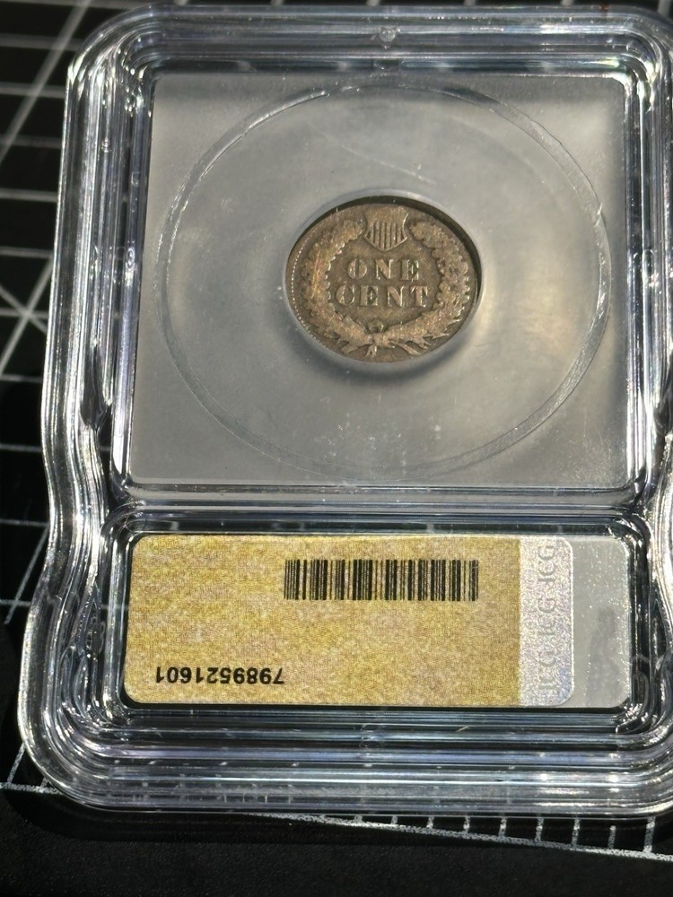 1874 Indian Head Cent 1c ICG VG8