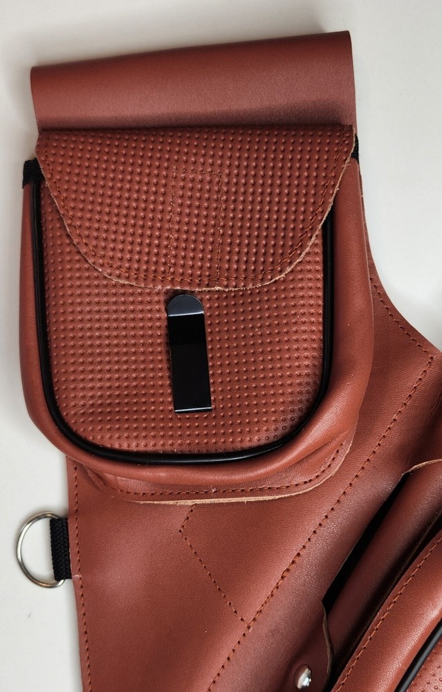 Target Side Leather Quiver Right hand Brown