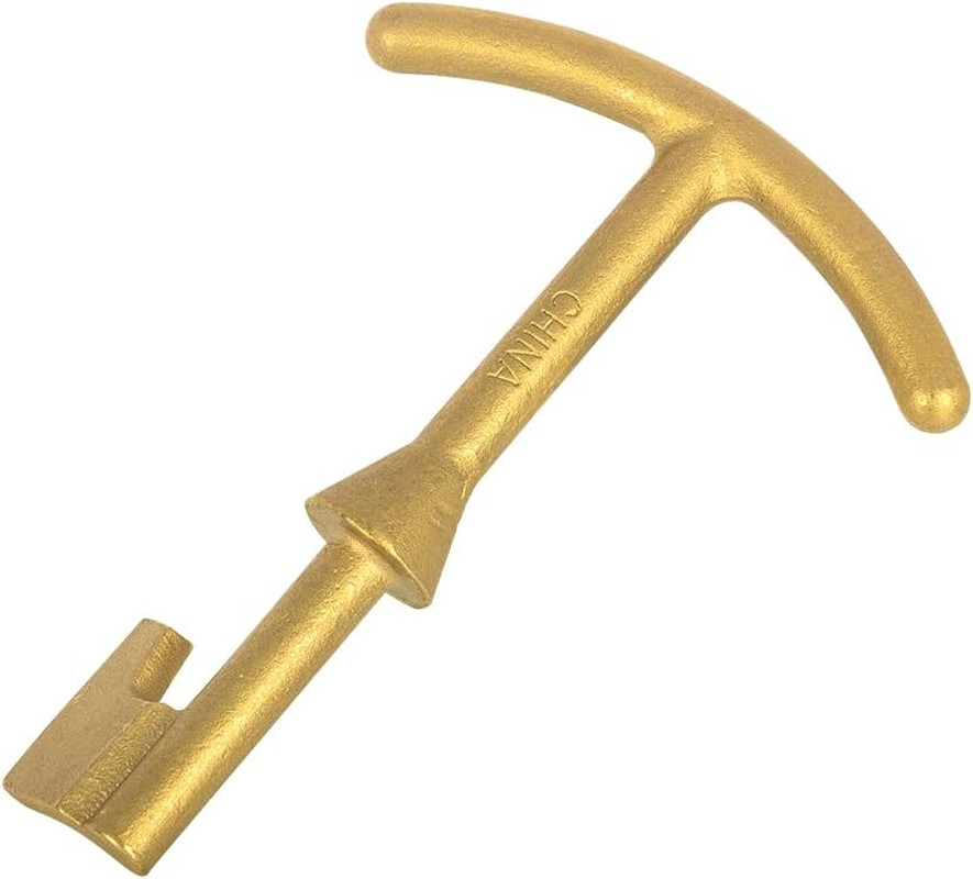 EFIELD Water Meter Box Key, Brass Made, 5.5-Inch Length