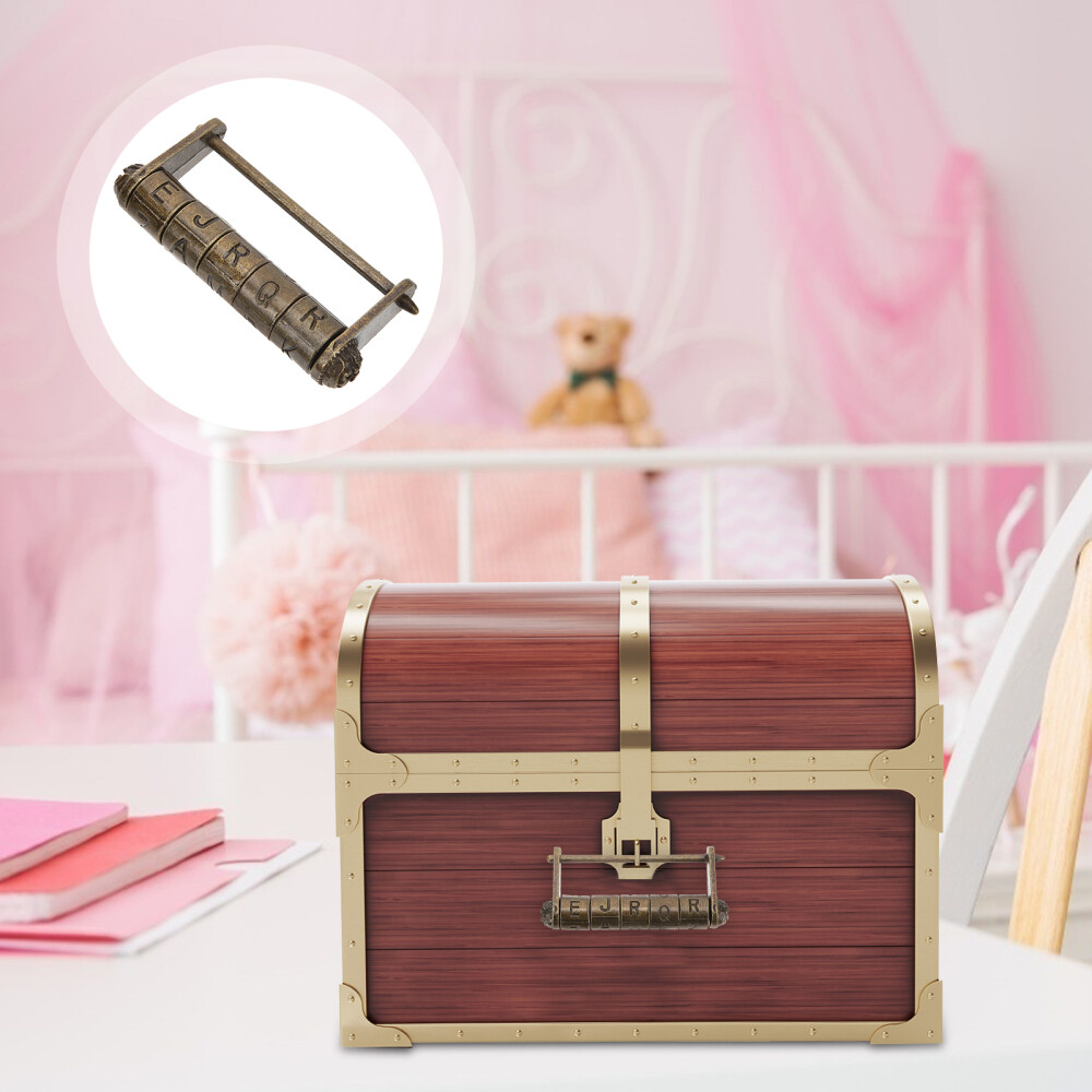 1PC Antique Code Door Lock Code Lock Word Lock Password Door Lock Friends Photo