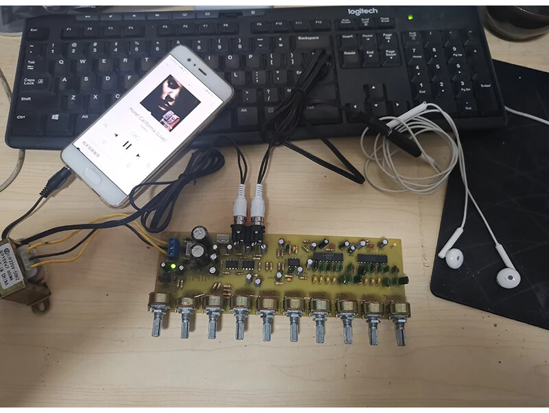Fever Tuning Board La3607 Seven-segment Balanced Tone Beautification Board